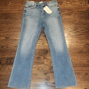 Elegant Light Blue Flare Jeans for Women